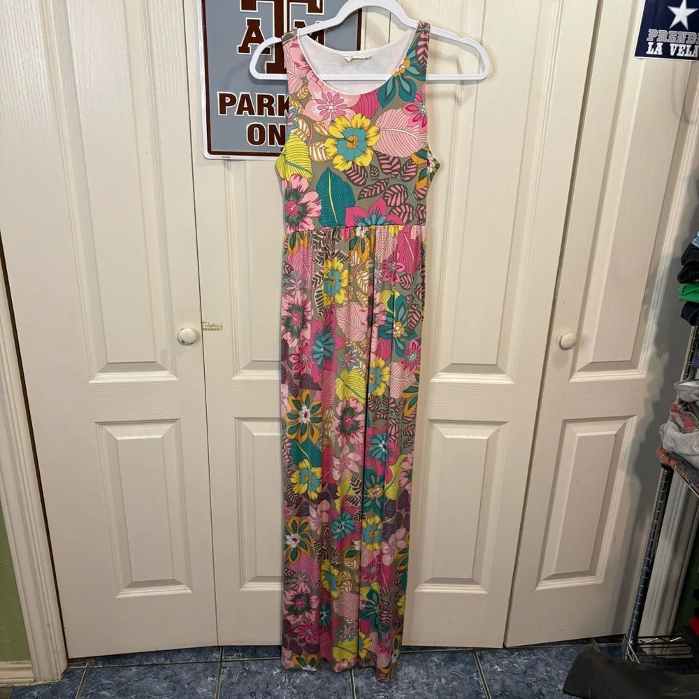 Beeson River Floral Sleeveless Maxi Dress